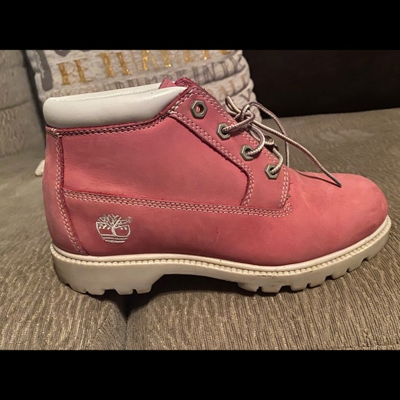 Pink Waterproof Timberland Boots - Picture 3 of 8